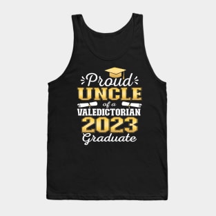 Proud Uncle of 2023 Valedictorian Class 2023 Graduate Tank Top